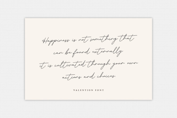 Elegant Handwritten Font