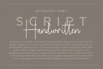 handwritten script font