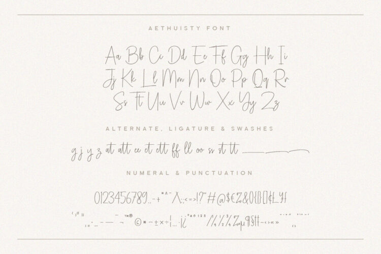 handwritten script font
