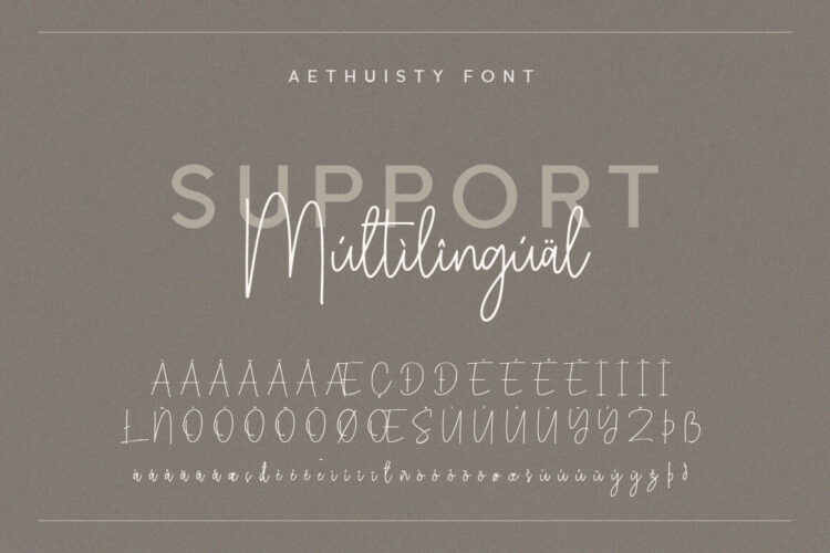 handwritten script font