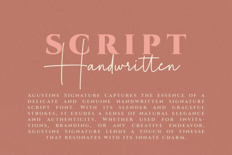 handwritten script font