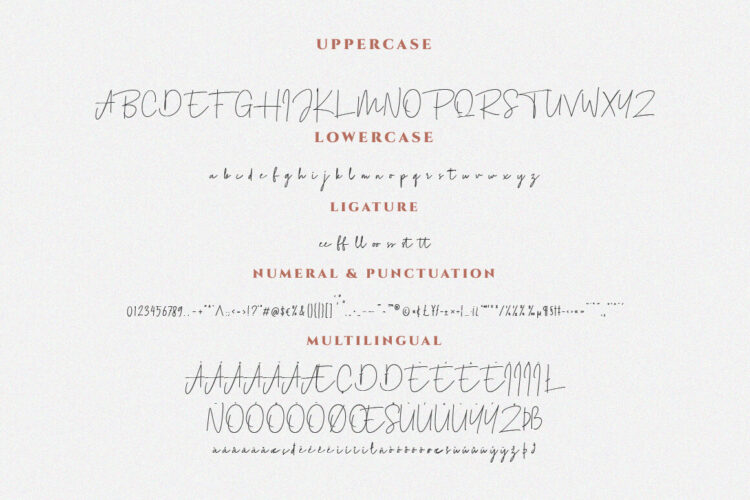 handwritten script font