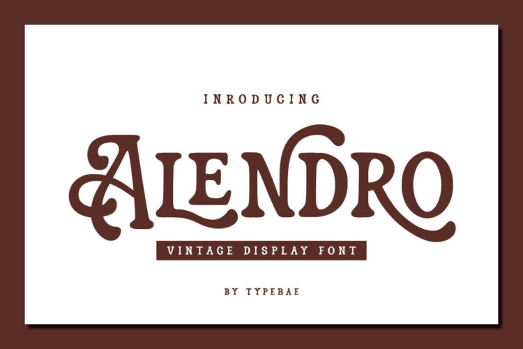 Vintage Display Font