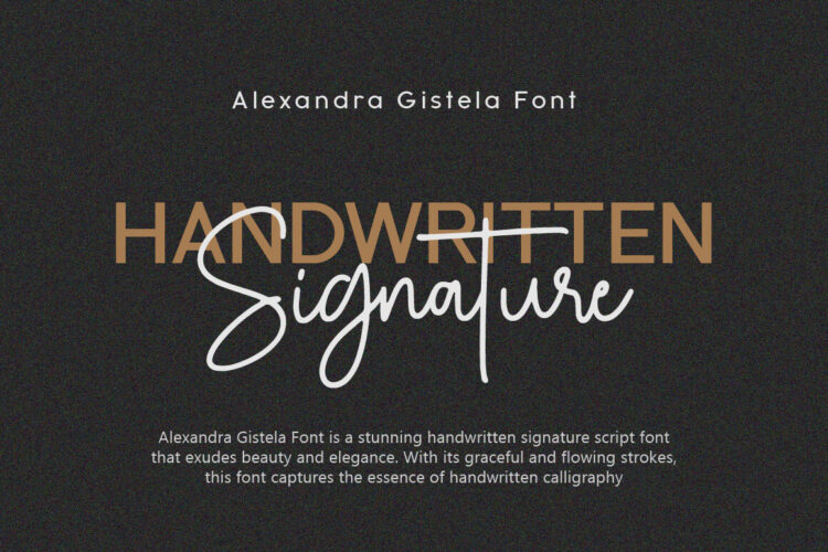 Handwritten Script Font