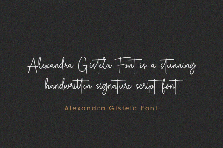Handwritten Script Font