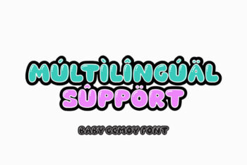 Playful Bubble Font