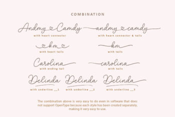 Heart Swashes Script Font