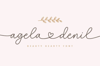 Heart Swashes Script Font
