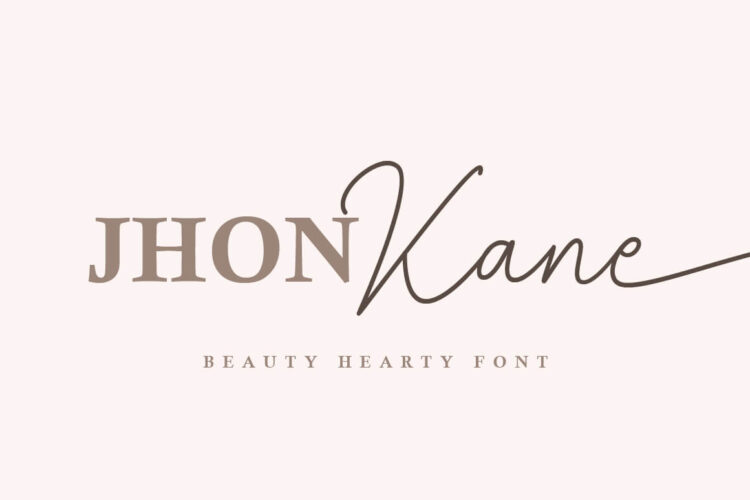 Heart Swashes Script Font