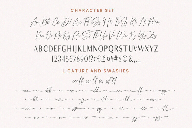 Signature Script Font Pack