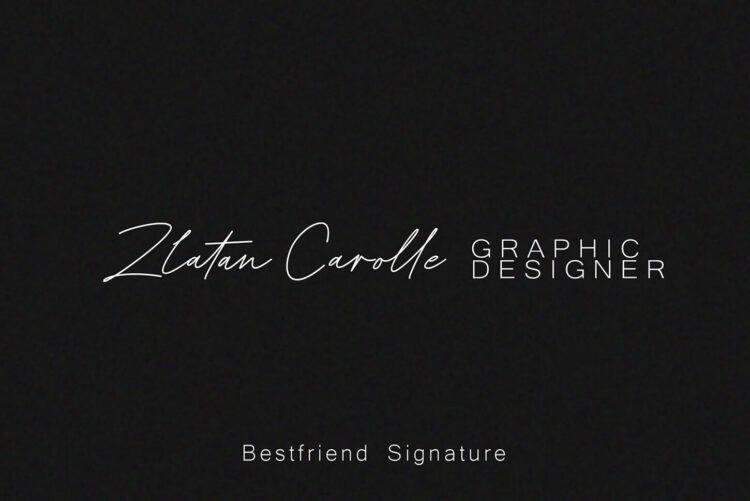 Signature Script Font