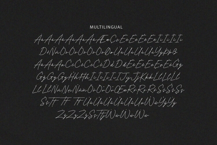 Signature Script Font