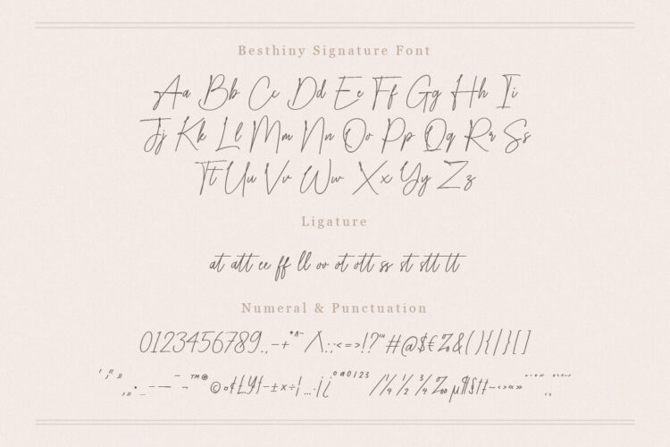 Handwritten Script Font