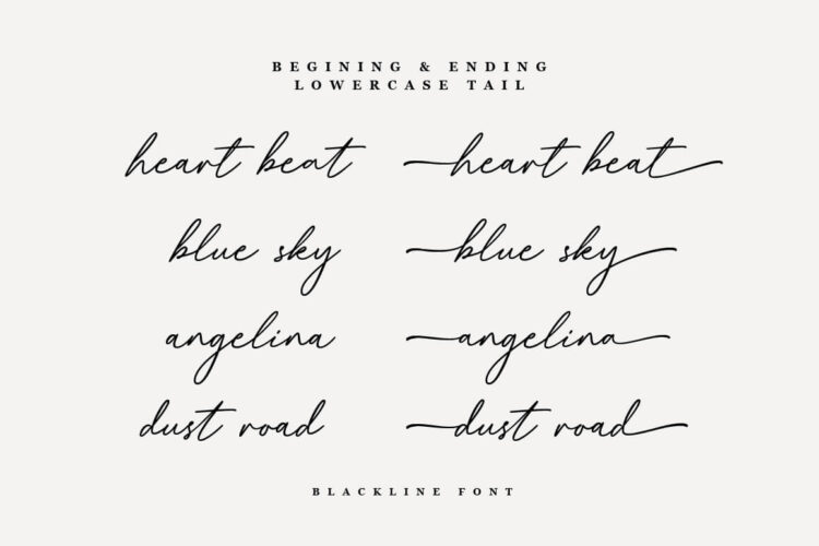 Signature Script Font