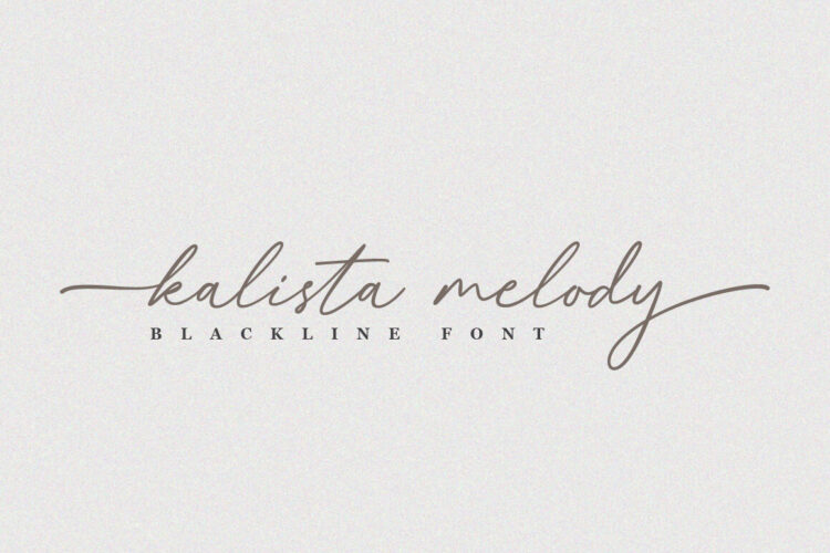 Signature Script Font