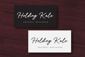 Handwritten Brush Script Font