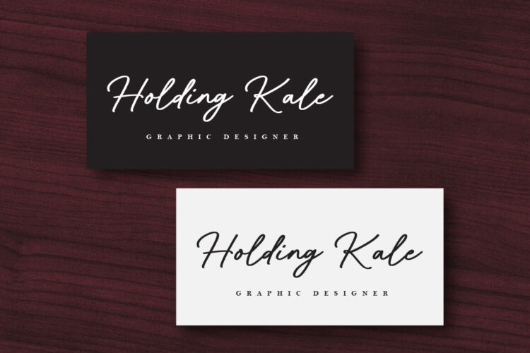 Handwritten Brush Script Font