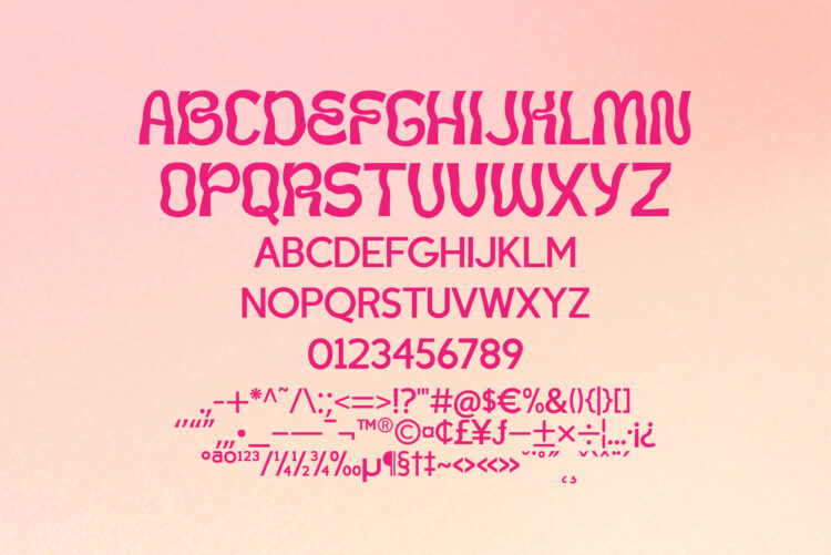 Psychedelic Font