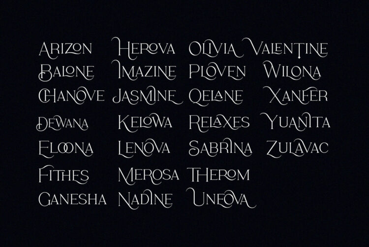 Stylish Serif Font
