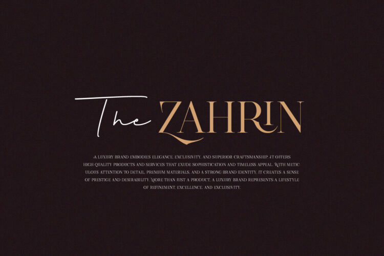 Stylish Luxury Ligature Serif Font
