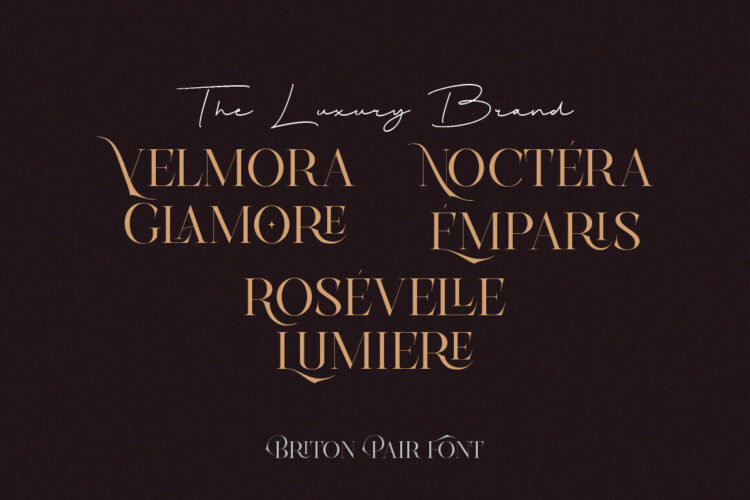 Stylish Luxury Ligature Serif Font
