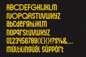 Condensed Rounded Font