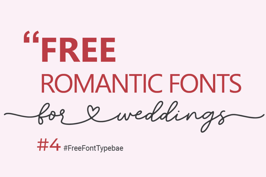 Free Romantic Fonts