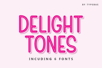 Layered Display Font