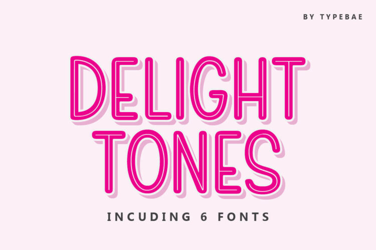 Layered Display Font