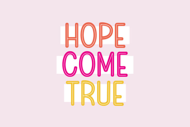 Layered Display Font