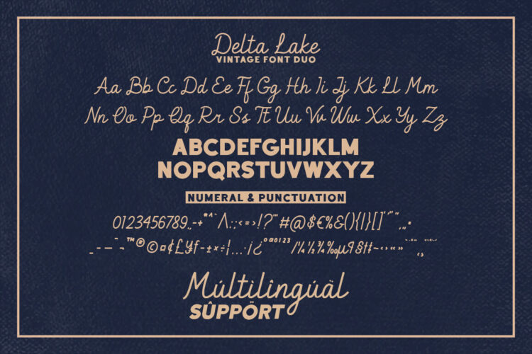 Vintage Script Font