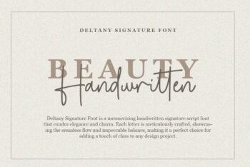 Signature Script Font