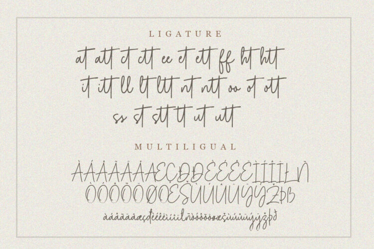 Signature Script Font