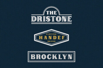 Vintage Layered Serif Font