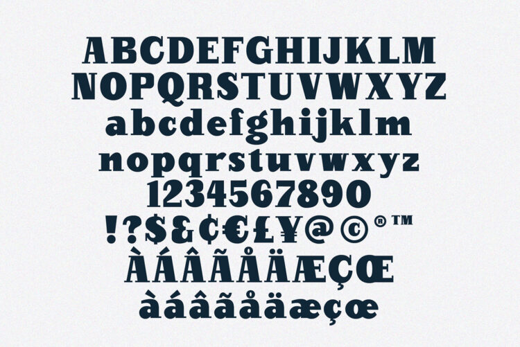 Vintage Layered Serif Font