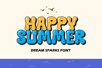 Bubble Display Font