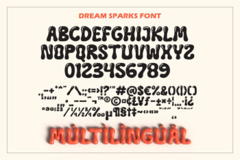 Bubble Display Font