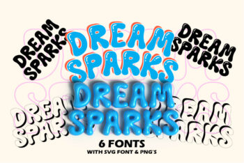 Bubble Display Font