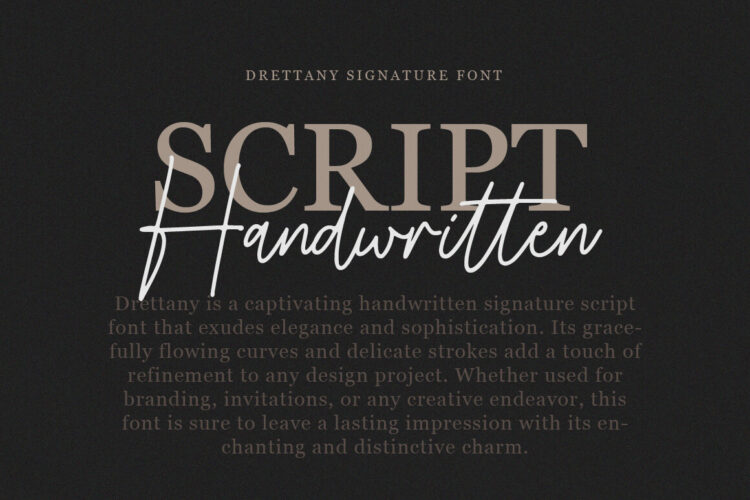 Signature Script Font