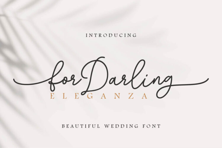 Wedding Script Font