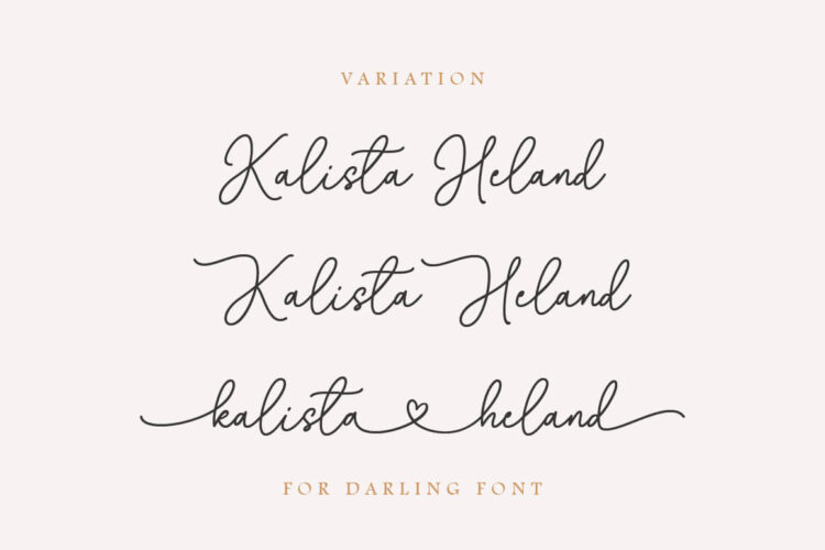 Wedding Script Font