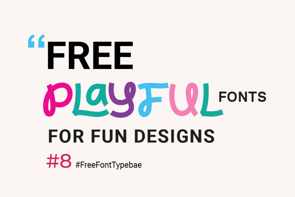 Free Playful Fonts