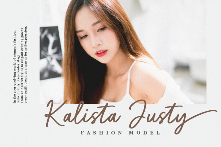 Brush Script Font with Swash