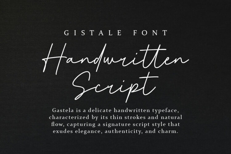 Signature Script Font