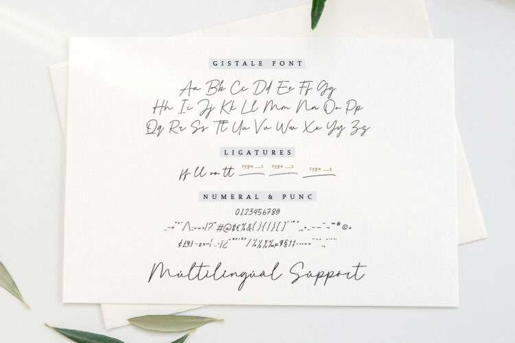 Signature Script Font