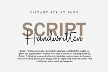 Handwritten Script Font