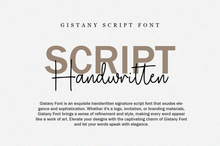 Handwritten Script Font