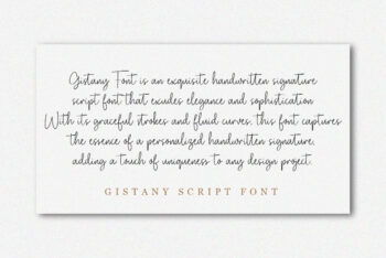 Handwritten Script Font