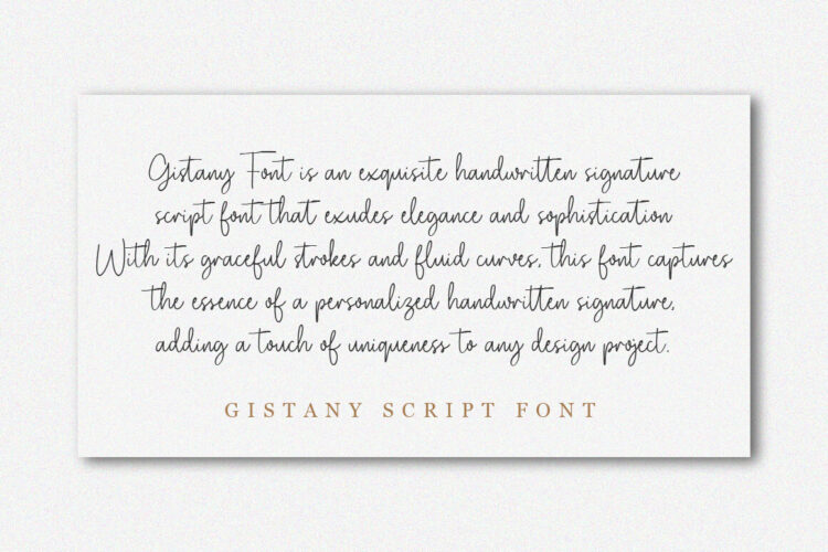 Handwritten Script Font
