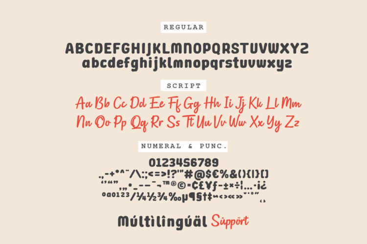 Fun Display Font Duo